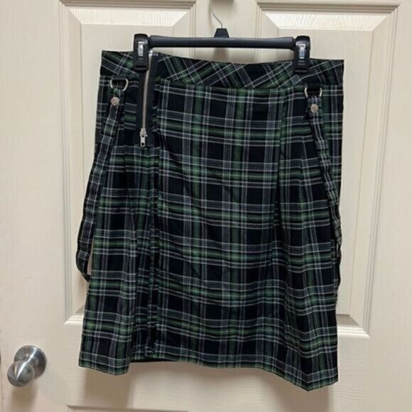 Vintage Lip Service Plaid Kilt - Picture 1 of 8